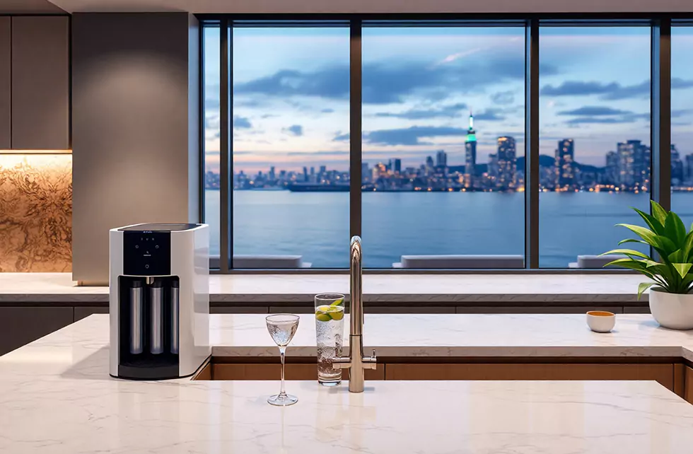 water filter system in home